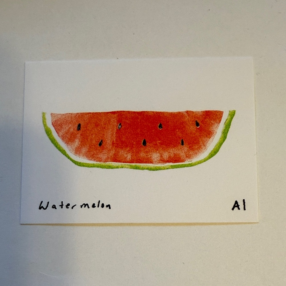 Ana Inciardi Mini Print, Watermelon